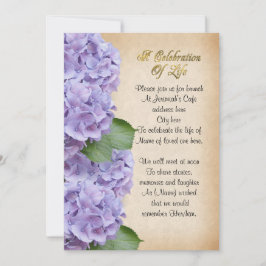 Convites Celebração da vida Convocação