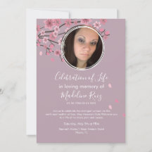 Celebração da Vida de Pétalas de Árvores de Cereja