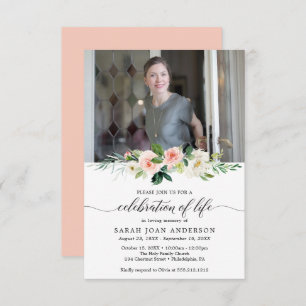 Convites Celebração da Vida feminina através de fotos