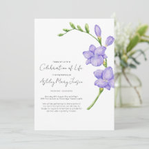 Celebração da Vida Funeral Freesia