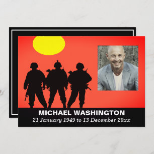 Convites Celebração da Vida por Soldados Veteranos