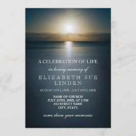 Convites Celebração da Vida| Sol no Oceano