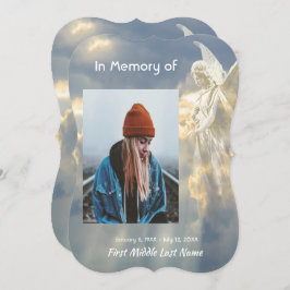 Convites Celebração das Nuvens do Anjo da Vida