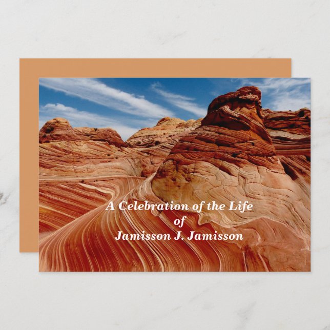 Convites Celebração das ondas do tempo de lançamento da vid (Frente/Verso)