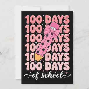 Convites celebração de 100 dias de escola