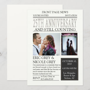 Convites Celebração de 25 anos do Jornal
