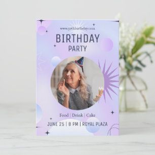 Convites Celebração de 50 Anos, Foto 50 Anos de Idade