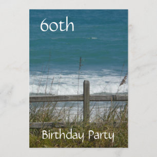 Convites Celebração de 60.o aniversário - Oceano/Macho