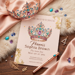 Convites Celebração de Aniversário da Princesa Real