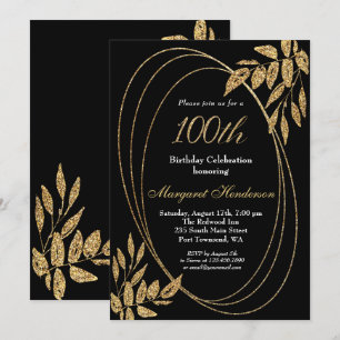 Convites Celebração de aniversário de 100 anos do Dourad