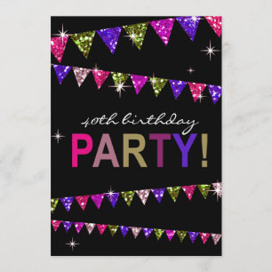 Convites Celebração de aniversário de 40 anos de Sinaliz