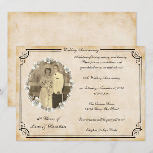Convites Celebração de Aniversário de 60 anos