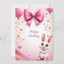 Celebração de Aniversário de Coelho Fofo 🐰