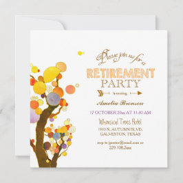 Convites Celebração de Boho Chic Retirement