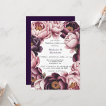 Celebração de Casamento de Blush e Plum Peony Wrea