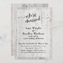 Celebração de Casamento em Poste de Madeira Rústic