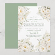 Celebração de Casamento Floral Toda Branca