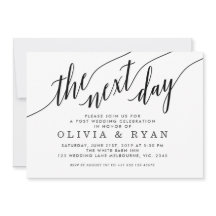 Celebração de Casamento no Dia Seguinte Preto