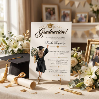 Convites Celebração de Graduação Conquista e Nova Etapa