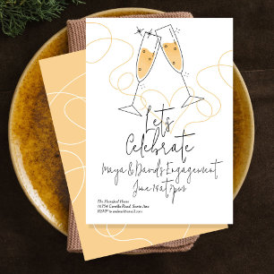 Convites Celebração de rabisco