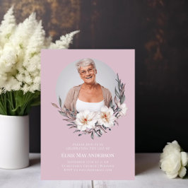 Convites Celebração de uma foto elegante na moda