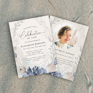 Convites Celebração de Vida Memorial Ocean Beach