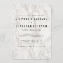 Celebração do Casamento de Marble Elegante Moderno