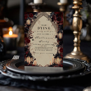 Convites Celebração do Dia das Bruxas da Catedral Gótica