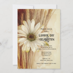Convites Celebração do Dia de Lammas da Flor de Margarida d