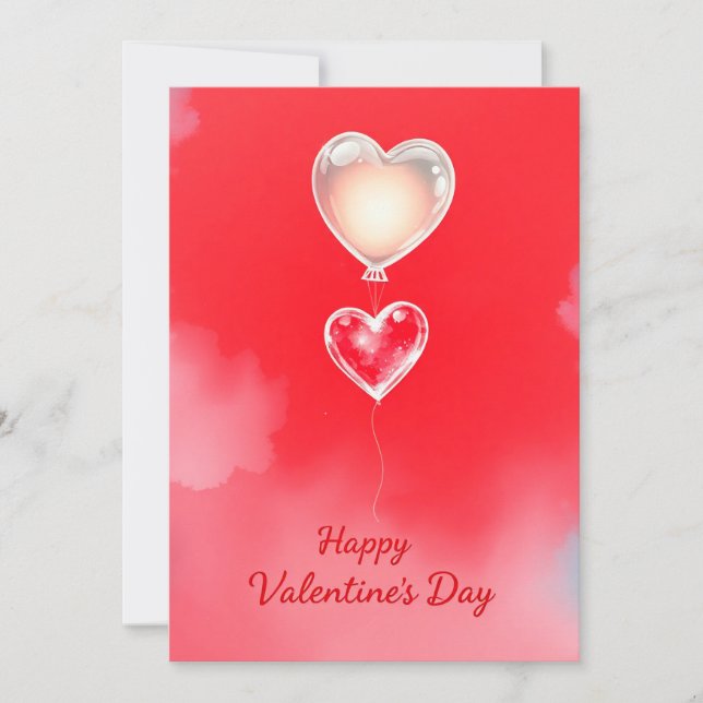 Convites Celebração do dia de os namorados do Amor (Frente)