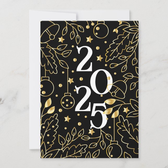 Convites celebração do feliz ano novo (Frente)