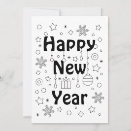 Convites celebração do feliz ano novo