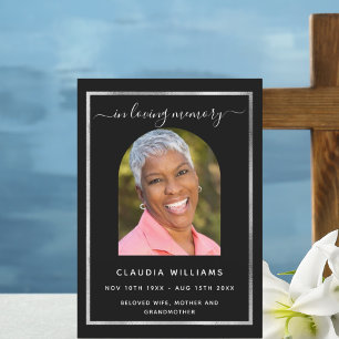 Convites Celebração do fúnebre fúnebre do arco negro