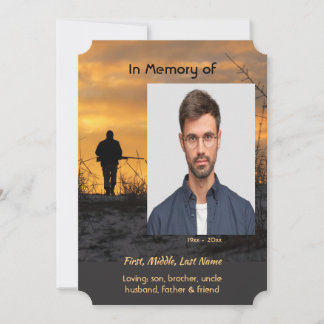 Convites Celebração do Jogo de Caça ao Caçador do Serviço d