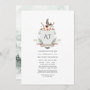 Convites Celebração do Life Inv de Laurel, Wild Woodland