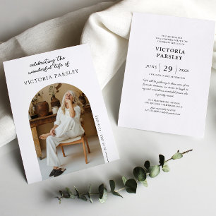 Convites Celebração do Life Memorial Photo Arch