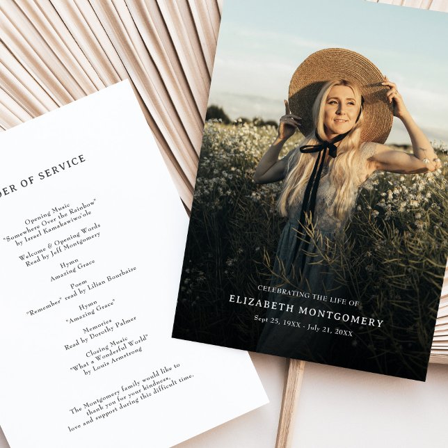 Convites Celebração do Life Memorial Photo Program (Criador carregado)