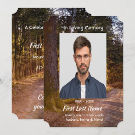 Convites Celebração do Life Service Forest Rail Walk