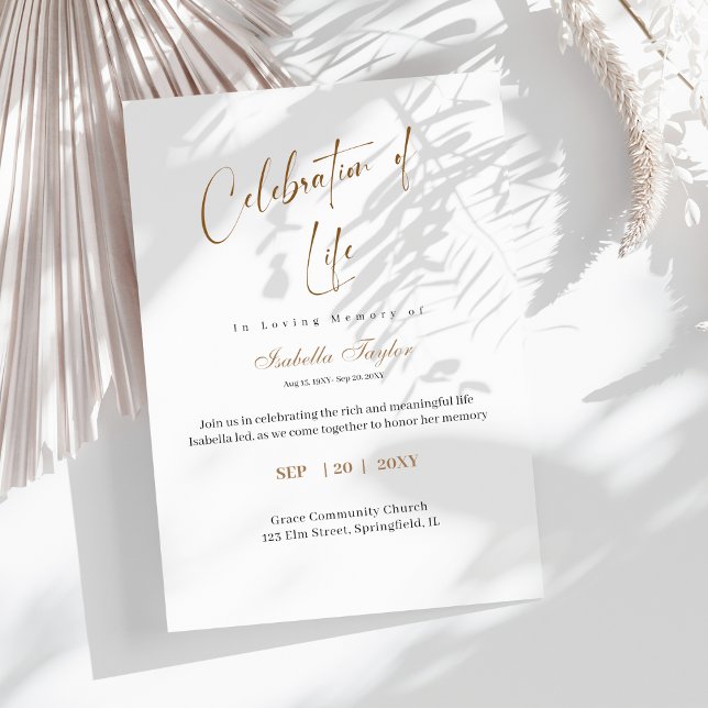 Convites Celebração Do Memorial Do Aniversário Da Morte (Criador carregado)