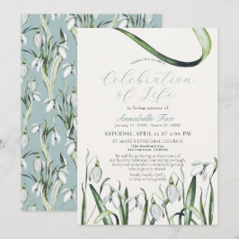 Convites Celebração do Memorial Funeral da Vida