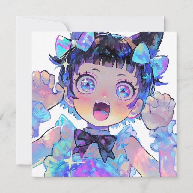 Convites Celebração do Partido Anime Idol (Frente)