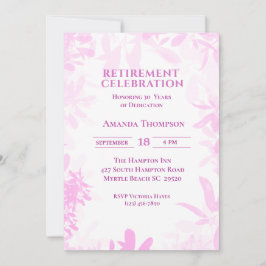 Convites Celebração do Partido da Reforma Roxa