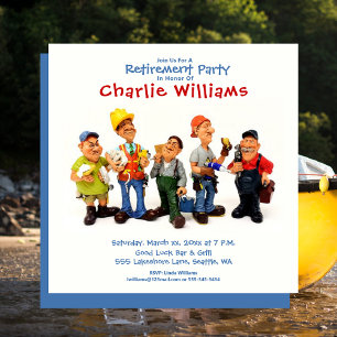 Convites Celebração do Partido da Reforma Vermelho Azul Eng