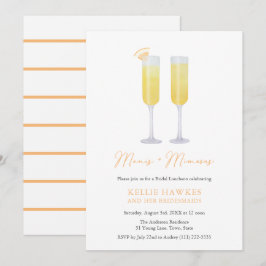 Convites Celebração do Partido de Manis e Mimosas