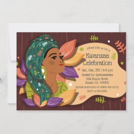 Convites Celebração do Partido Kwanzaa