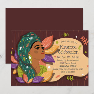 Convites Celebração do Partido Kwanzaa