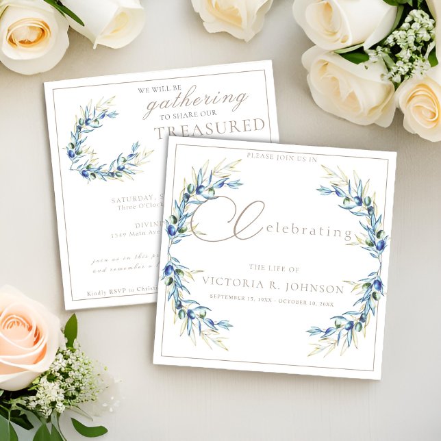 Convites Celebração do ramo de oliveira da Life (Criador carregado)