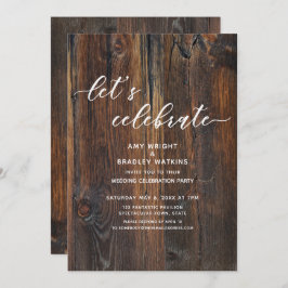 Convites Celebração do Script de Manuscrito Texturizado de 