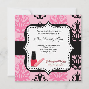 Convites Celebração do Spa Open House