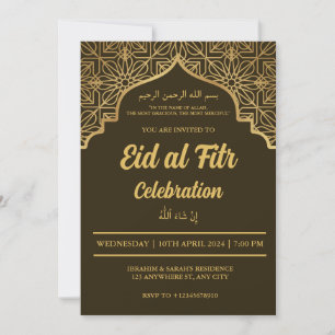 Convites Celebração Eid Al Fitr - Partido Eid Mubarak Eid I
